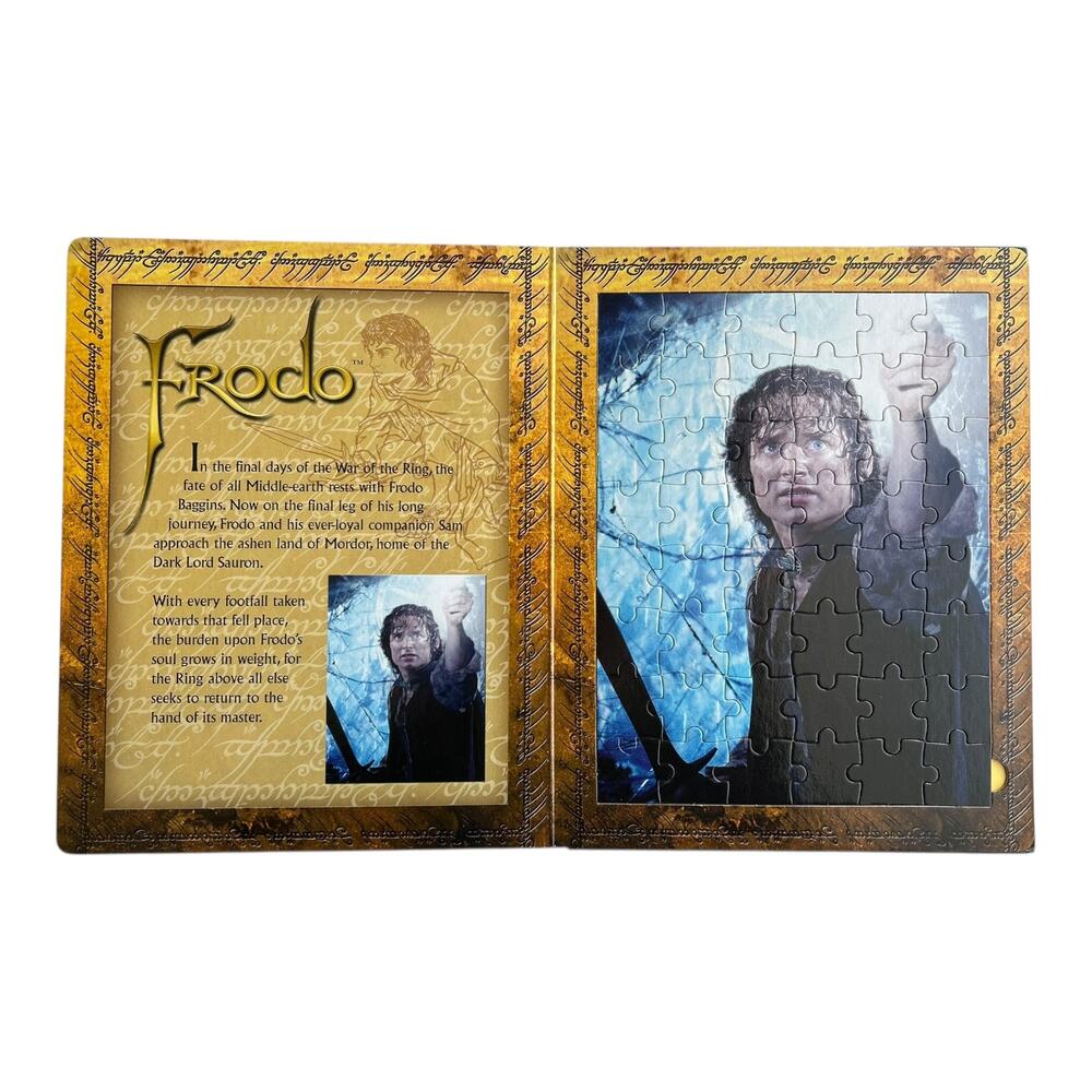 Lord of the Rings Bundle ROTK Jigsaw Book + The Two Towers DVD + ROTK DVD - Picture 5 of 9